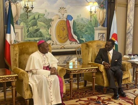 Guinée équatoriale : Obiang Nguema échange avec l’archevêque de Malabo