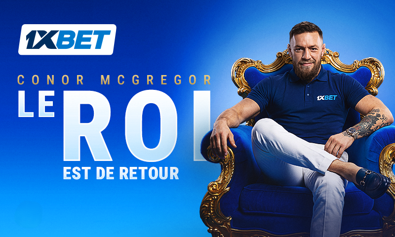 Le roi est de retour : Conor McGregor devient le nouvel ambassadeur de 1xBet